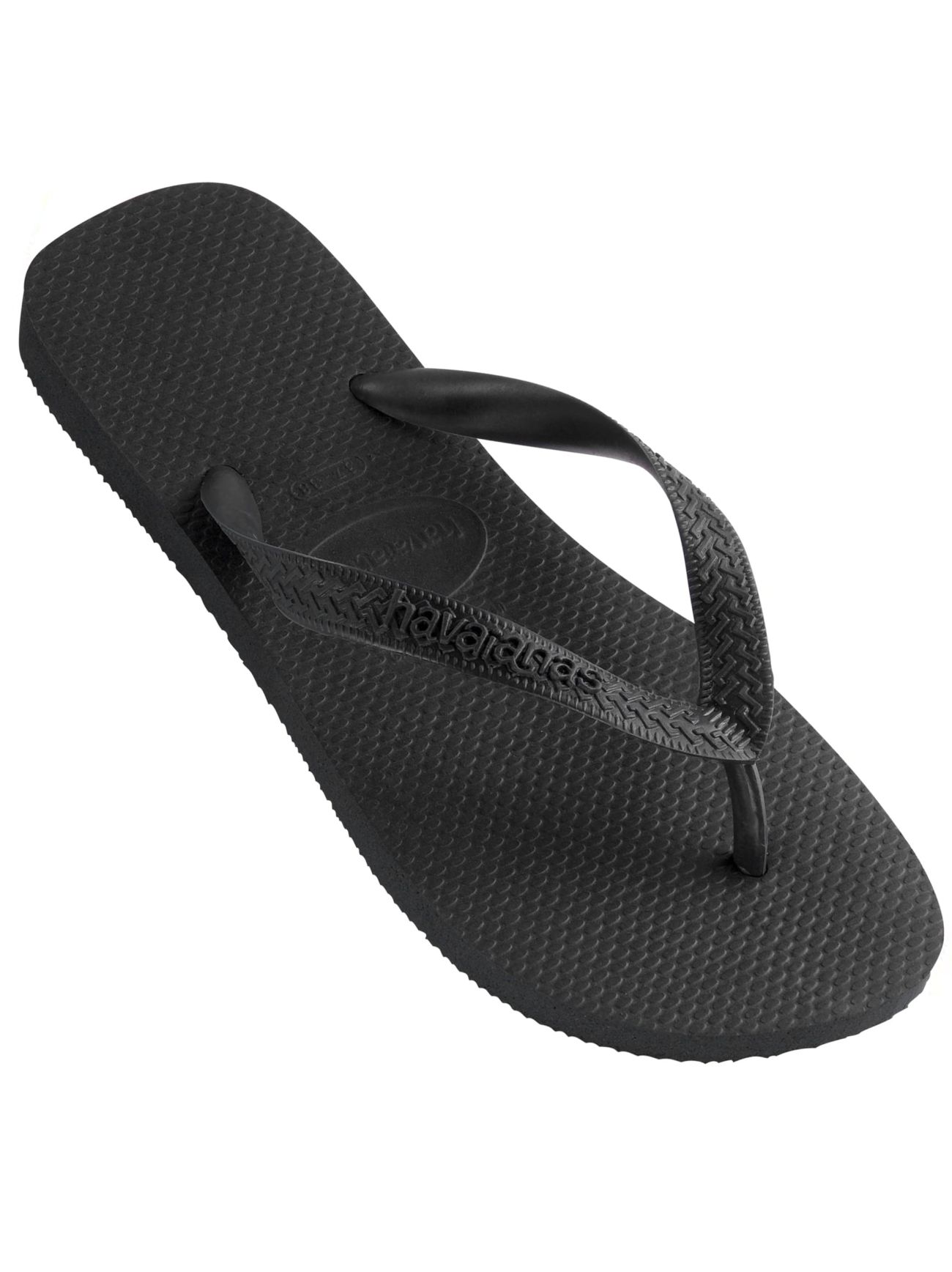 Unisex Black Top Flip Flop