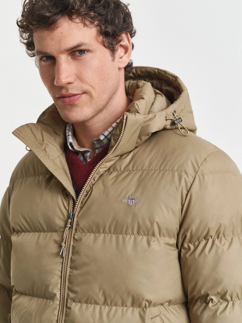 Mens Light Taupe Active Cloud Jacket