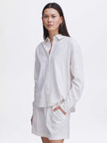 Womens Cloud Dancer Lino Shirt