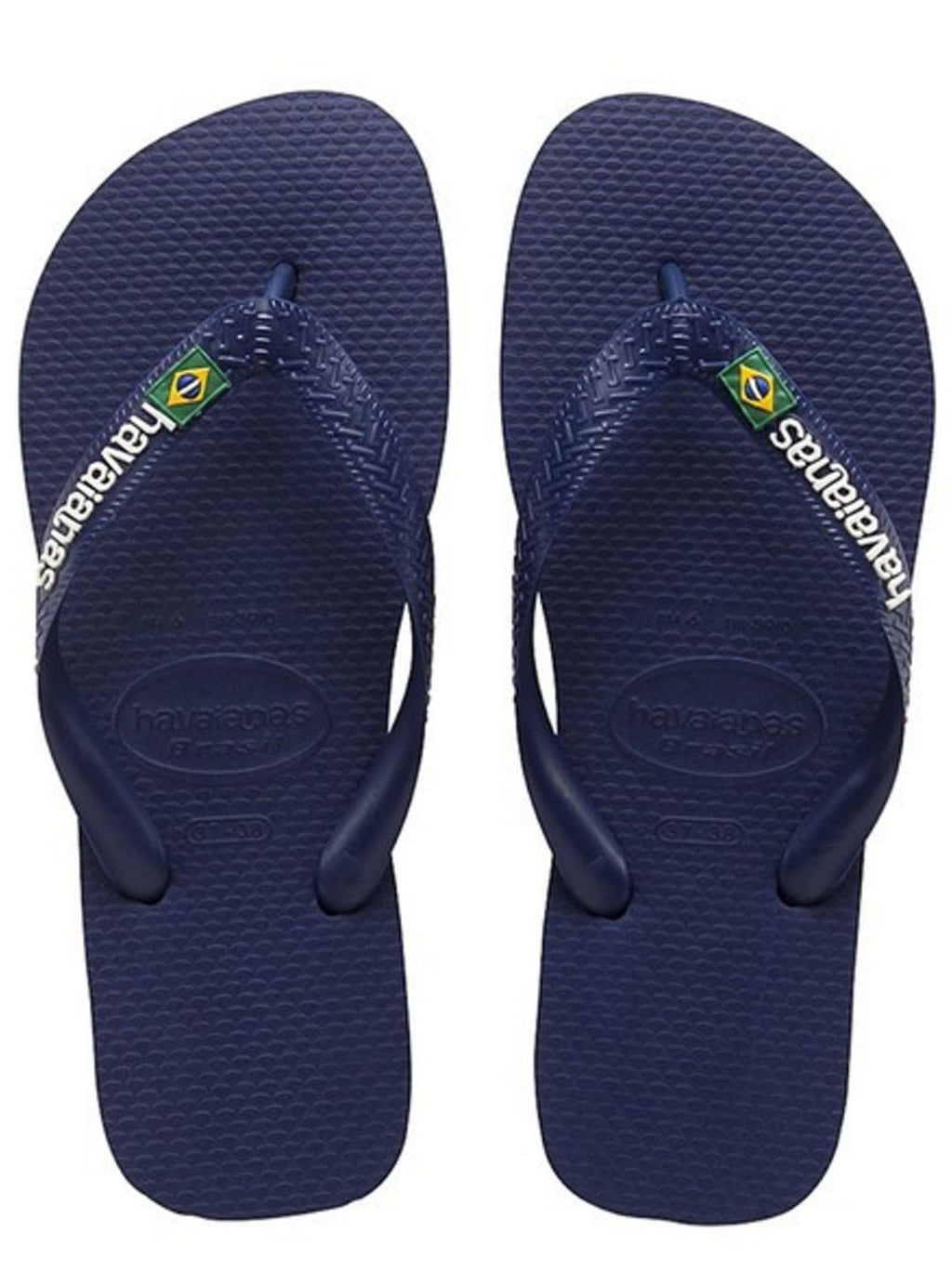 Unisex Navy Logo Brasil Slide