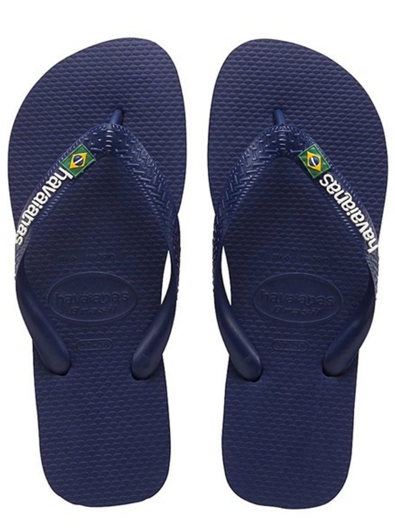 Unisex Navy Logo Brasil Slide