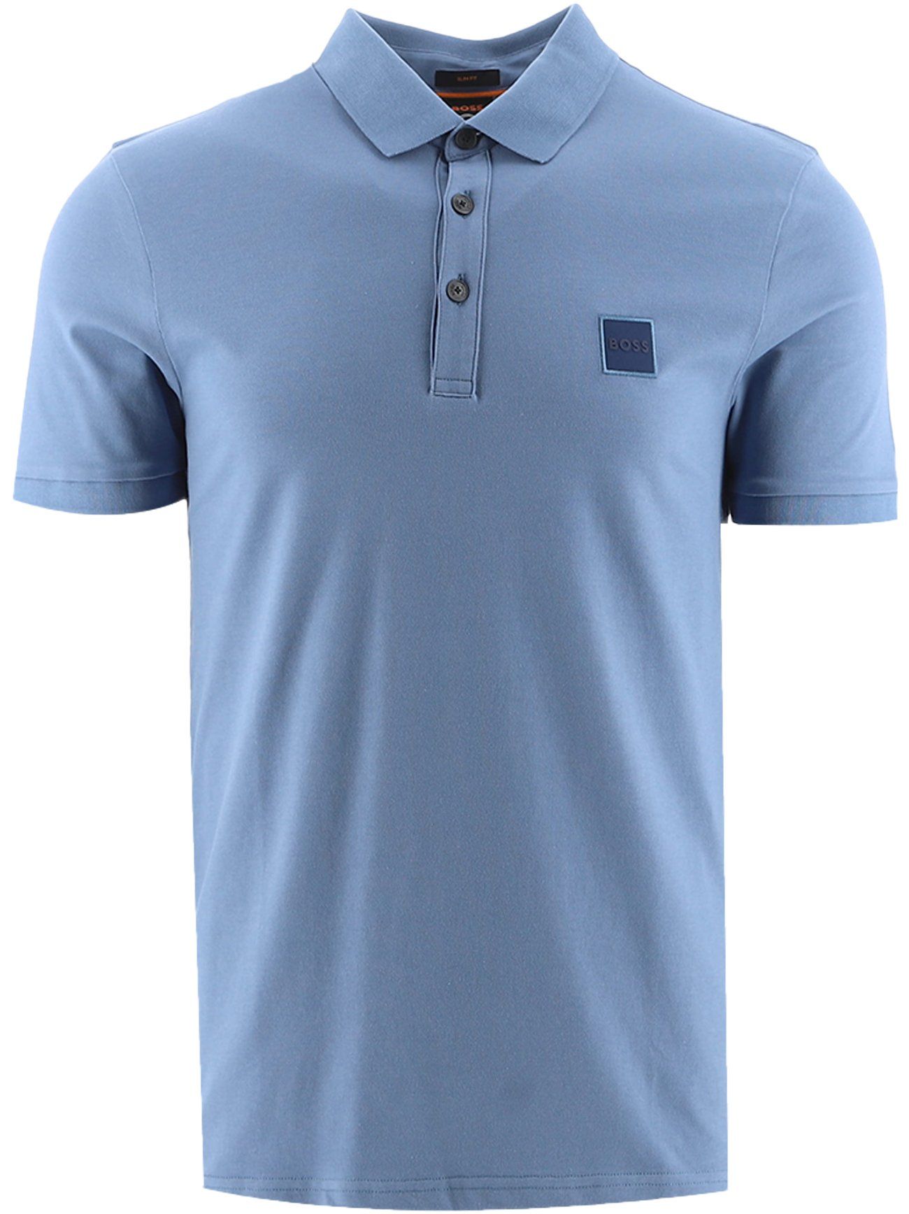 Mens Open Blue Passenger Polo Shirt
