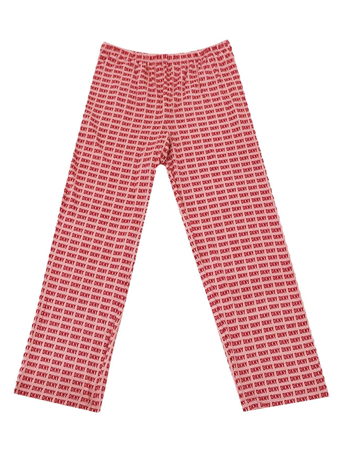 Womens Bleached Mauve Print Pyjama Set