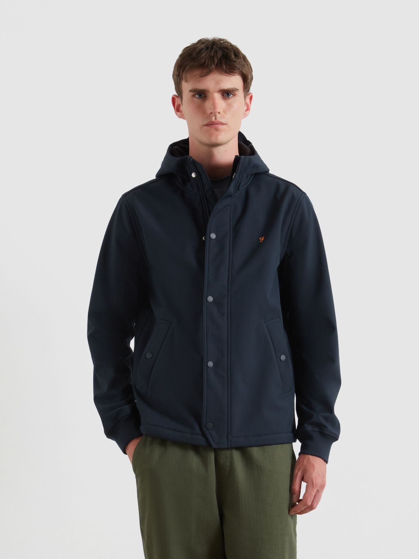 Mens True Navy Brydon Softshell Jacket