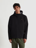 Mens Black Rhodes Hooded Jacket