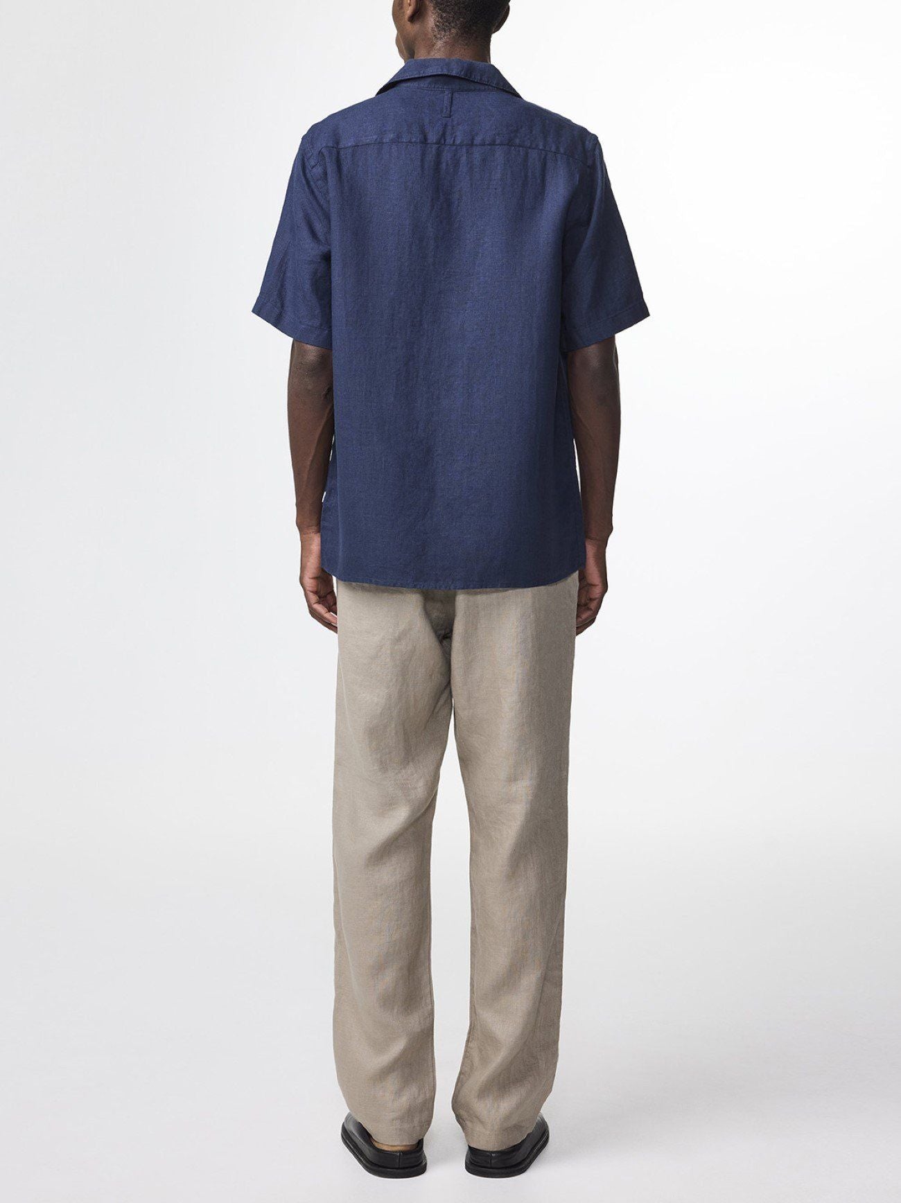 Mens Navy Blue Julio Modal Shirt