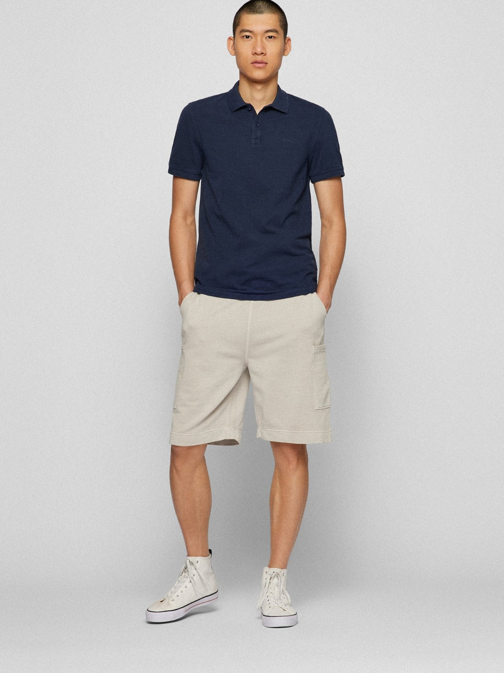 Mens Dark Blue Prime Polo Shirt