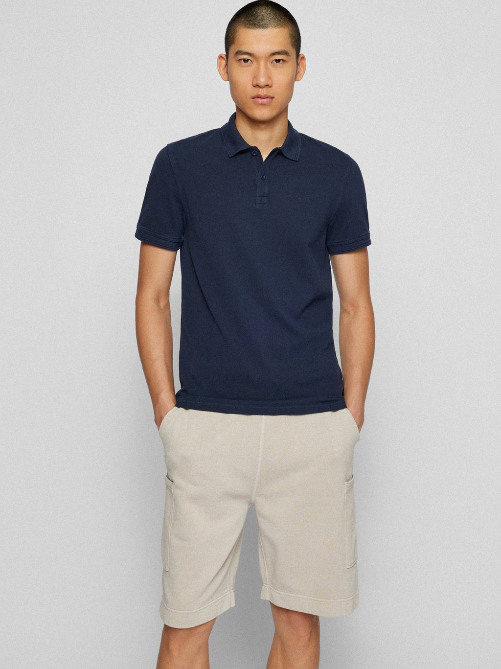 Mens Dark Blue Prime Polo Shirt
