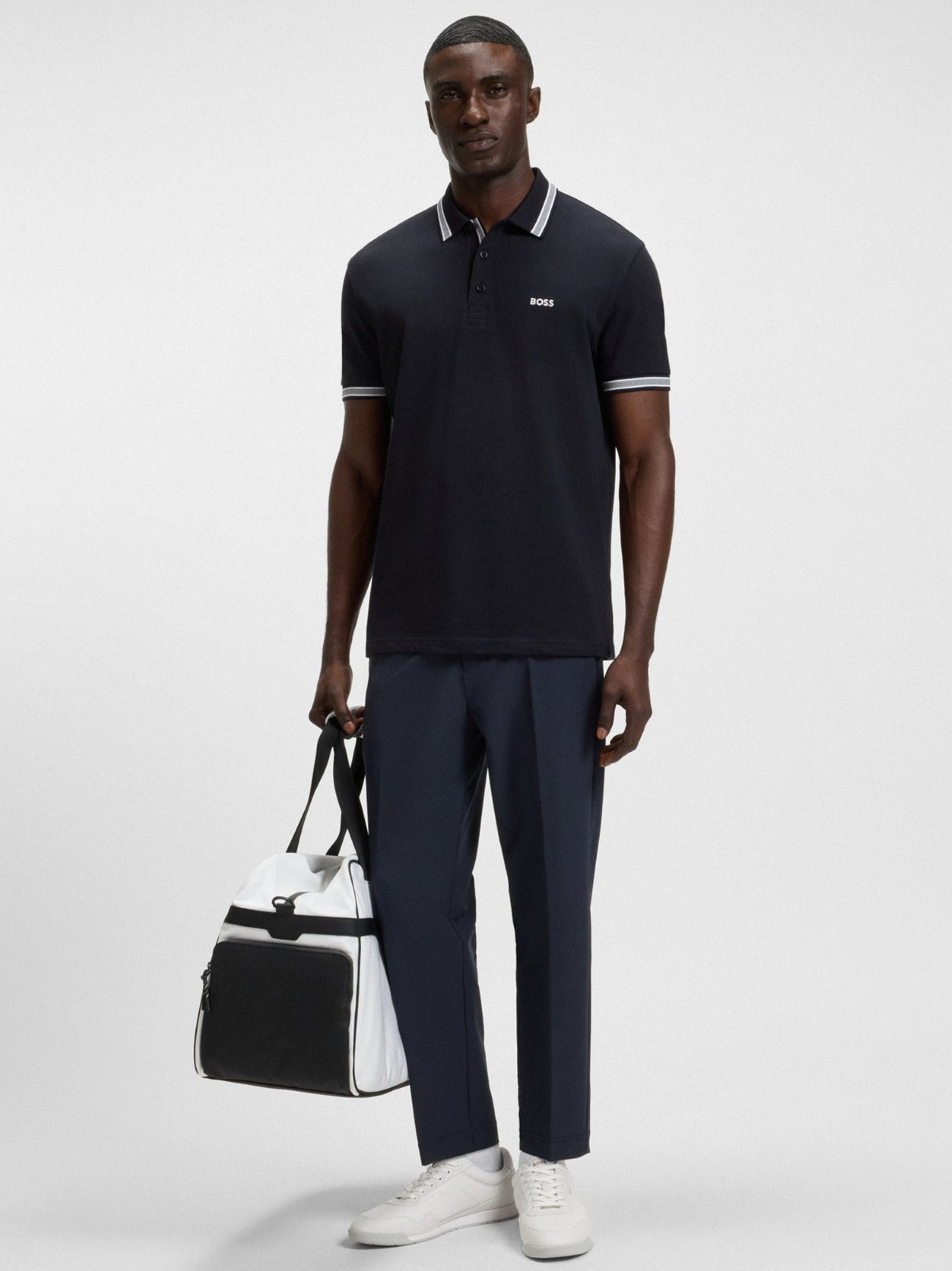 Mens Dark Navy Paddy Polo Shirt