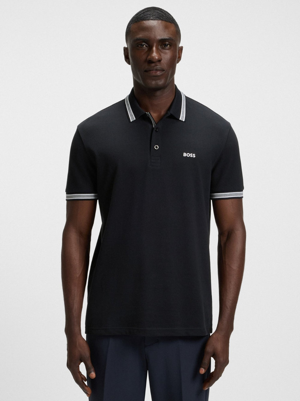 Mens Dark Navy Paddy Polo Shirt