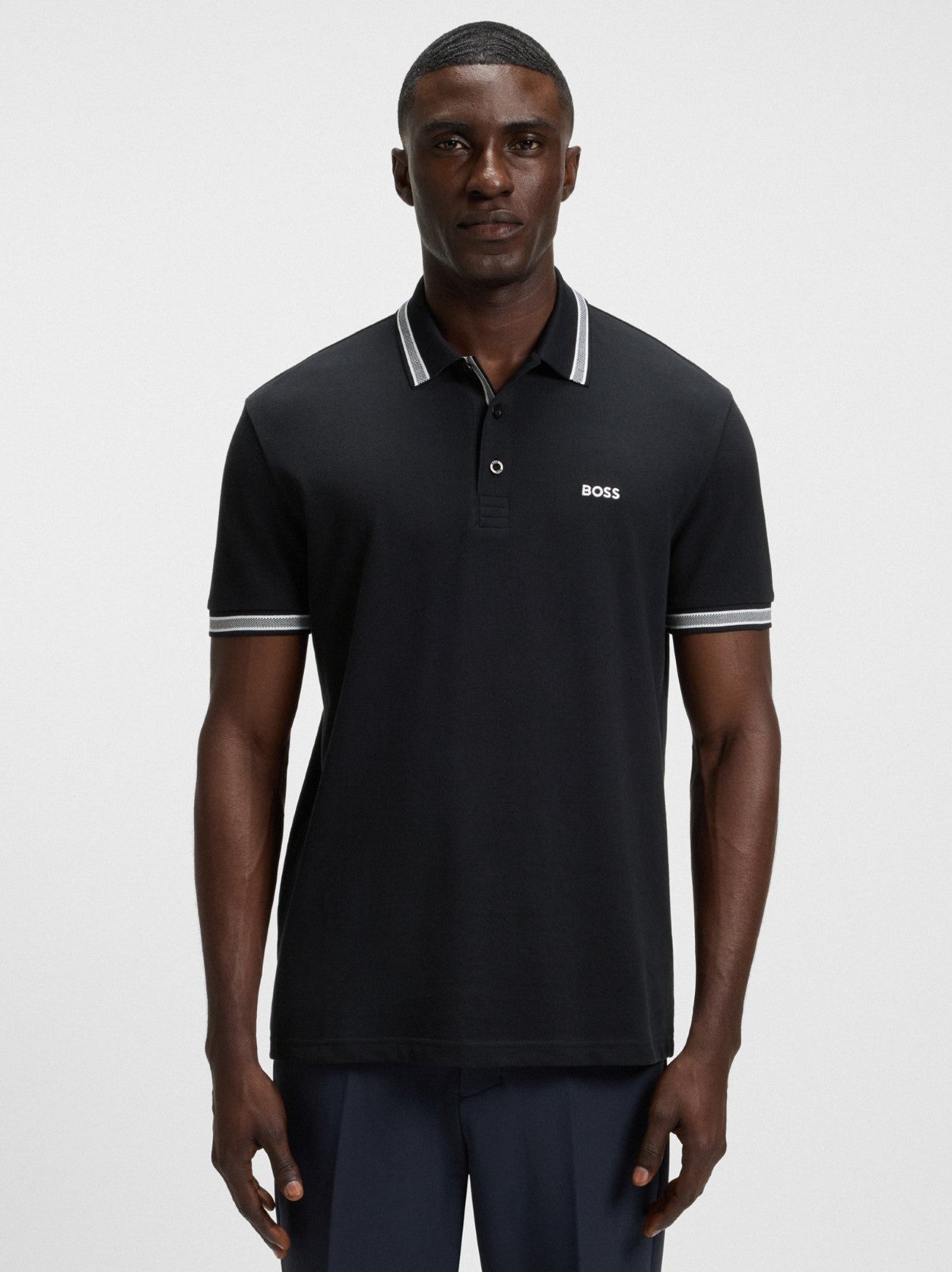 Mens Dark Navy Paddy Polo Shirt