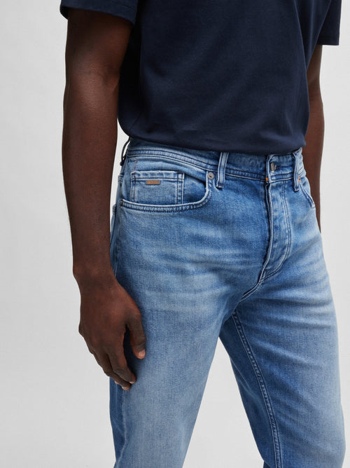 Mens Bright Blue Taber BC Slim Jean