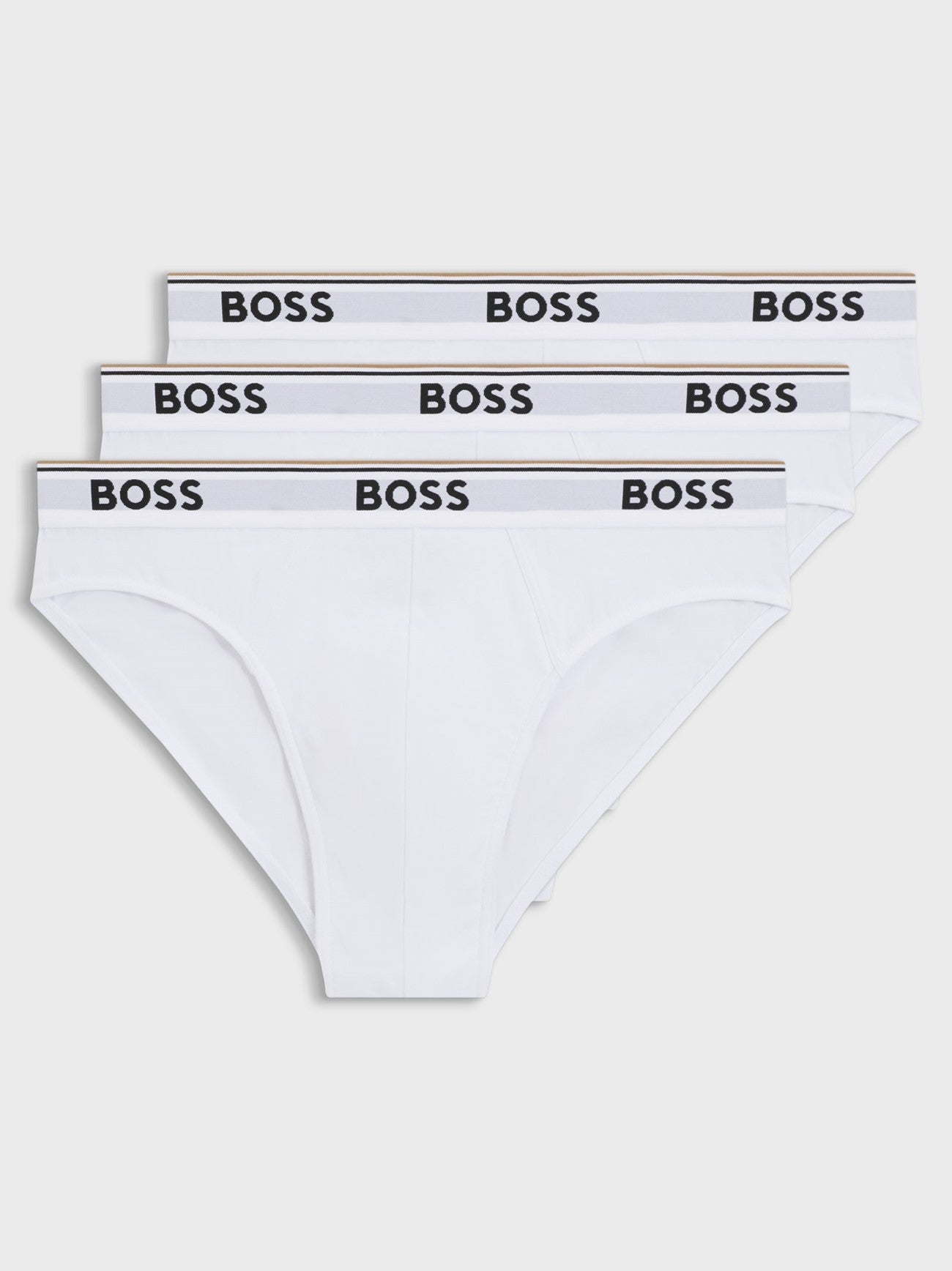 Mens White 3-Pack Power Brief