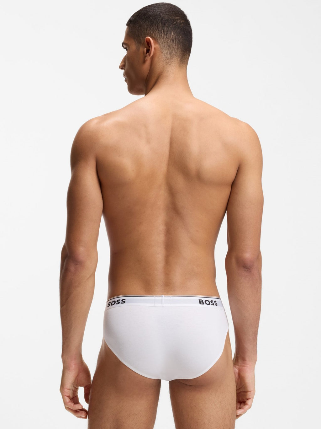 Mens White 3-Pack Power Brief