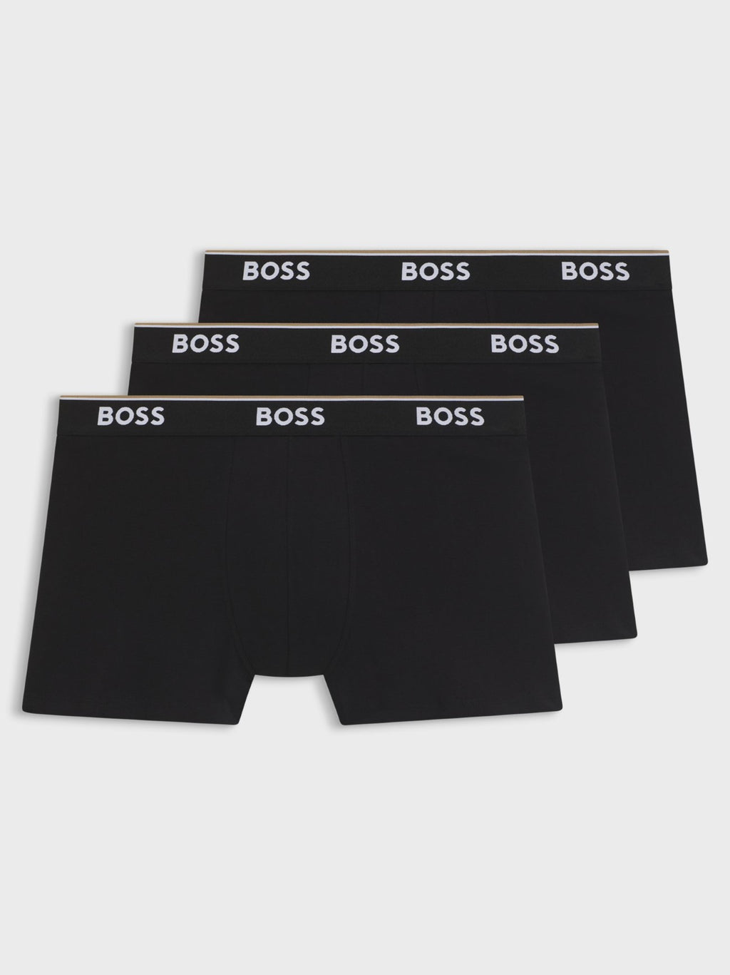 Mens Black 3-Pack Power Boxer