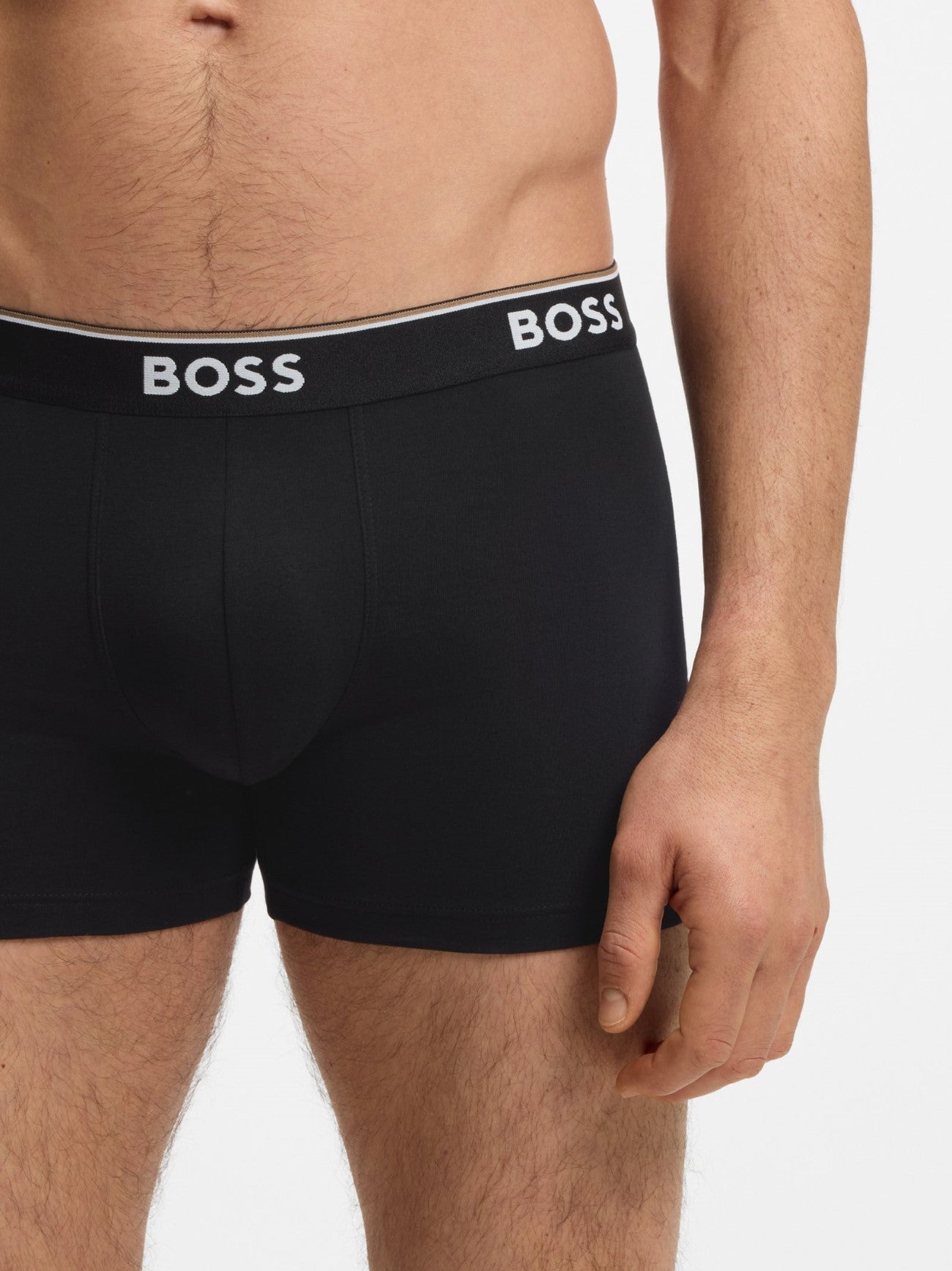 Mens Black 3-Pack Power Boxer