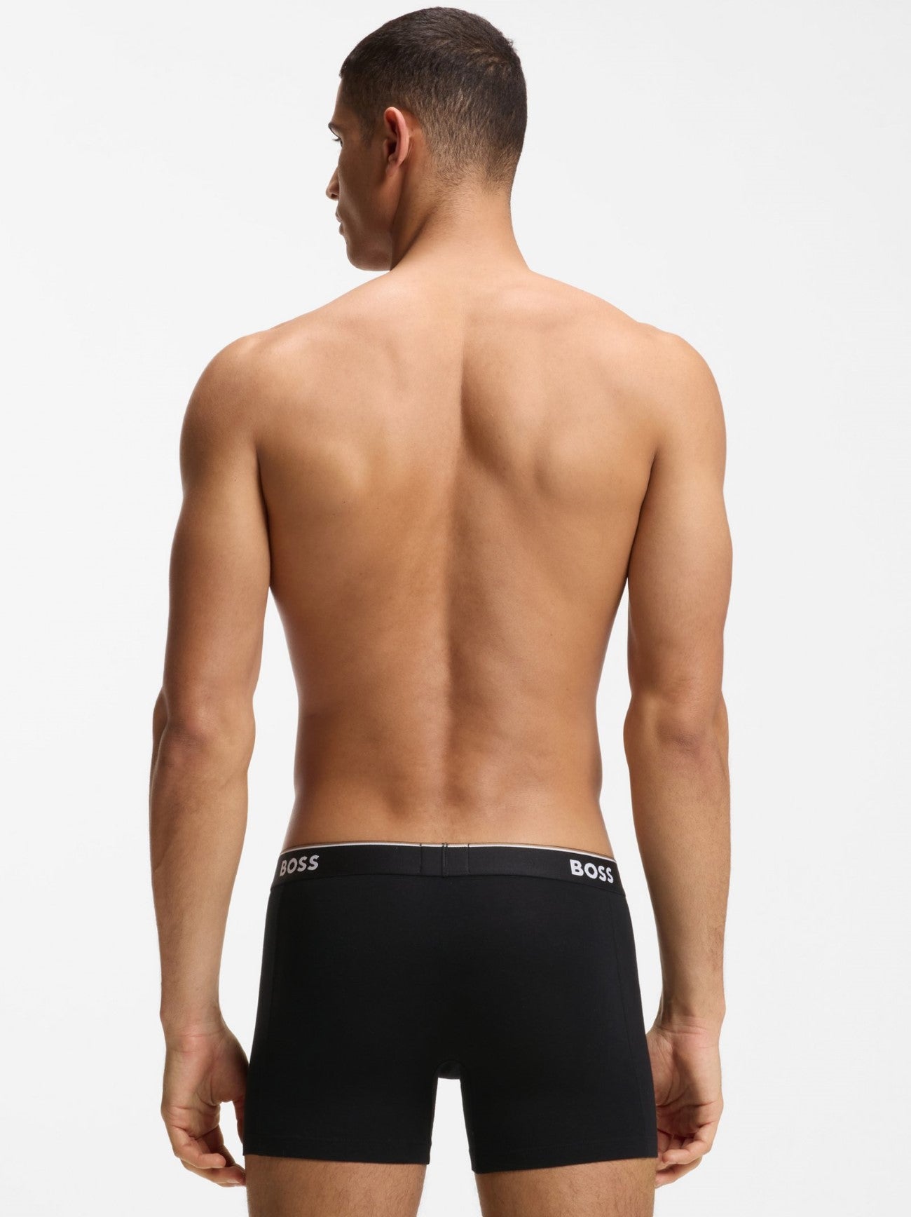 Mens Open Grey 3-Pack Power Boxer