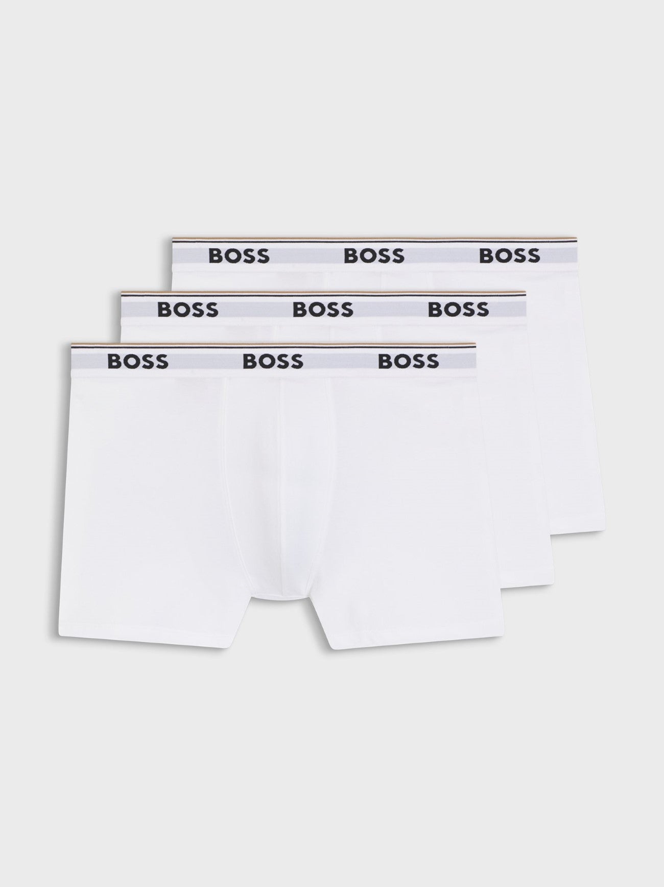 Mens White 3-Pack Power Boxer
