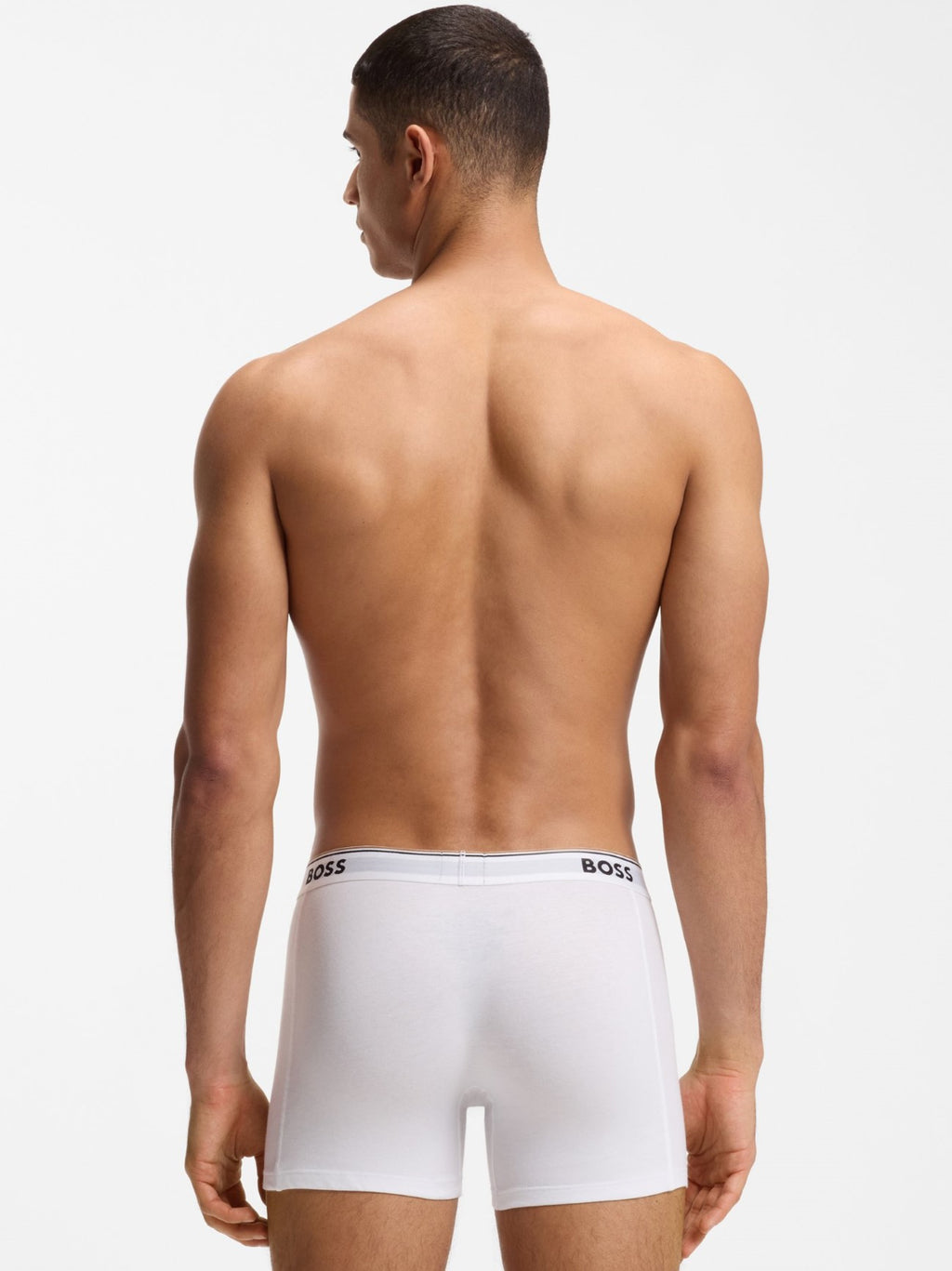 Mens White 3-Pack Power Boxer