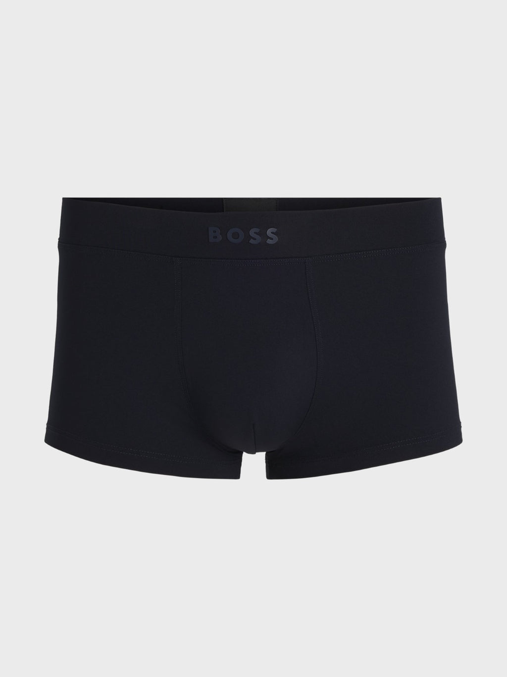 Mens Dark Blue 3D Logo Stretch Boxer
