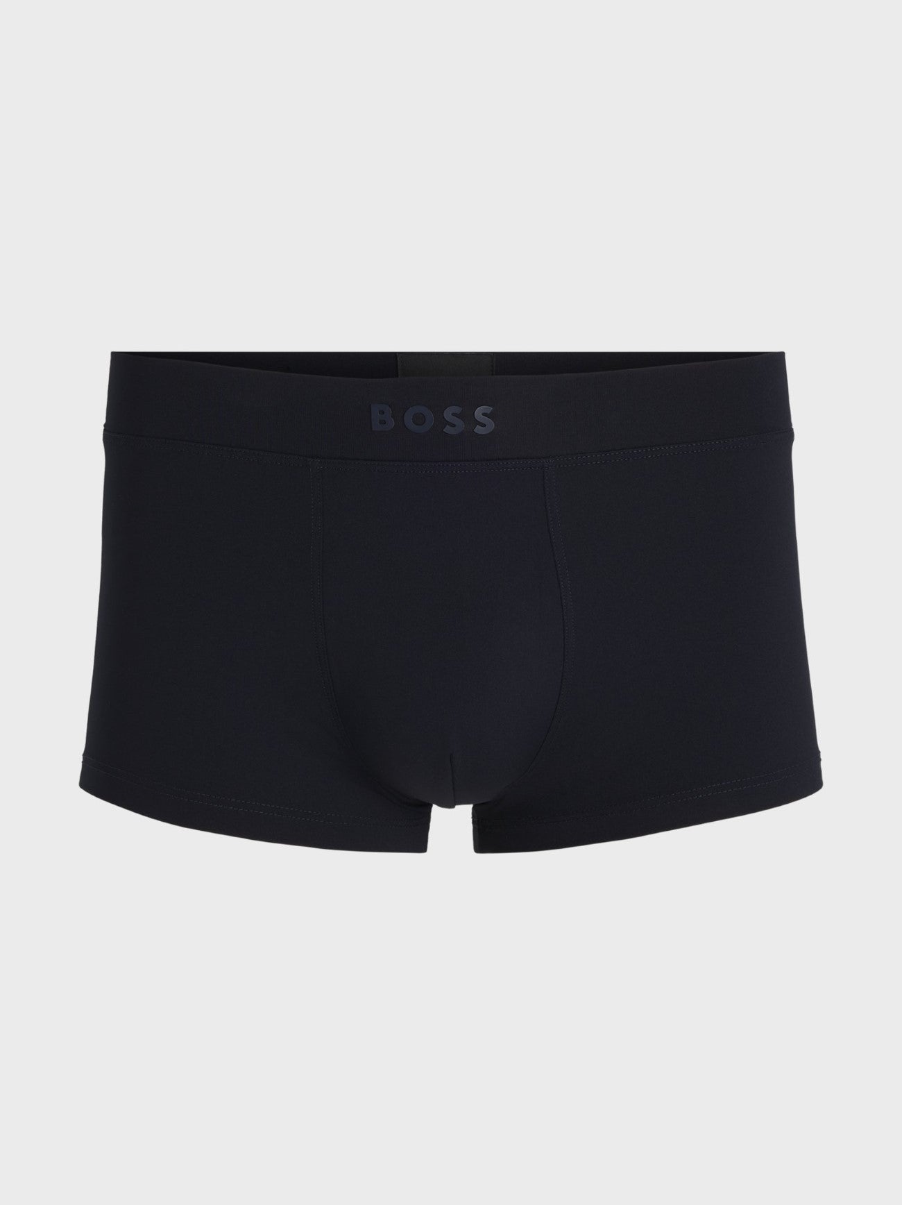 Mens Dark Blue 3D Logo Stretch Boxer