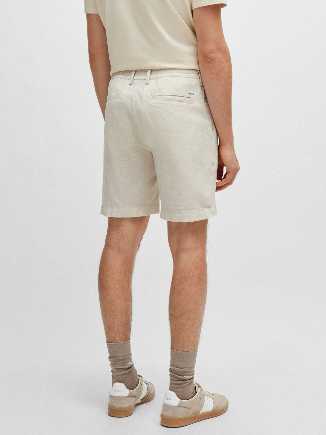 Mens Light Beige Kane DS Short
