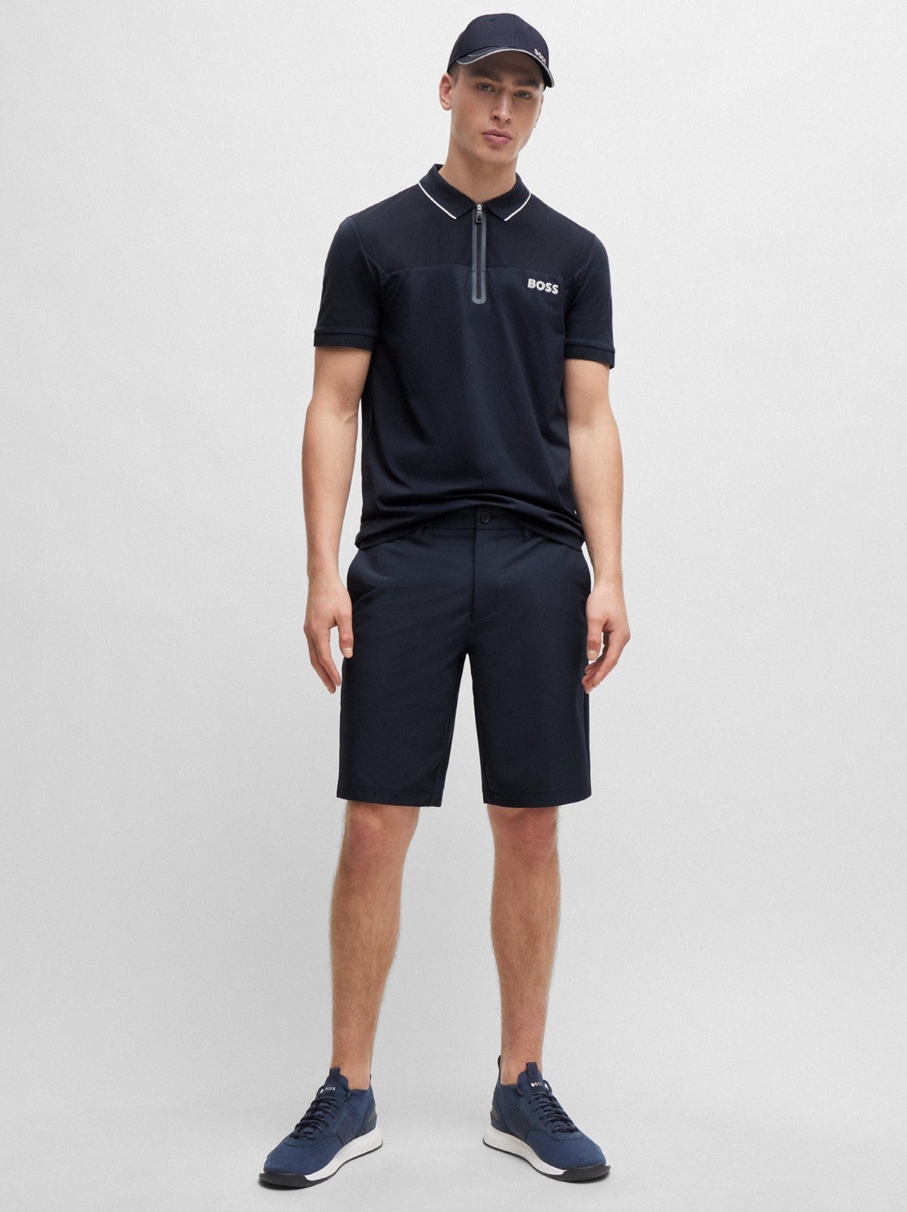 Mens Dark Blue Philix Polo Shirt