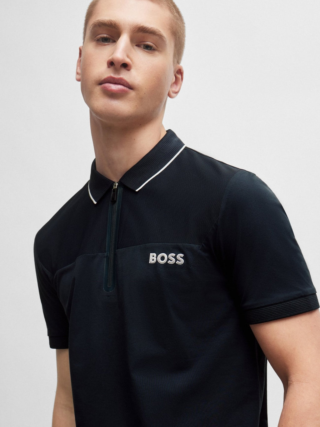 Mens Dark Blue Philix Polo Shirt