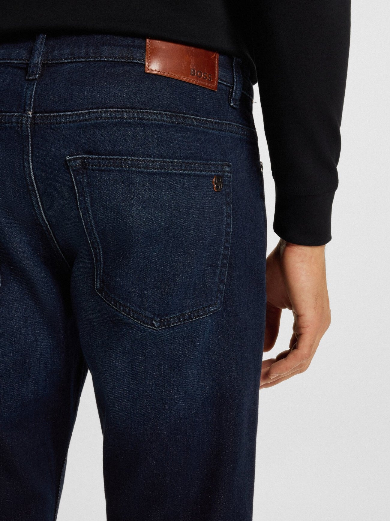 Mens Dark Blue Delaware Slim Jean
