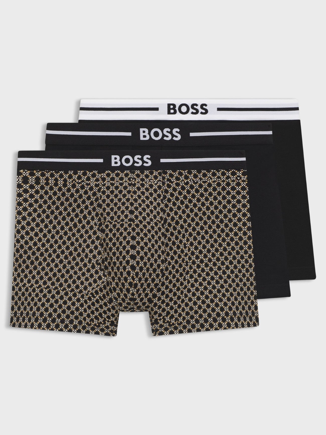 Mens Assorted 3-Pack Bold Design Boxer