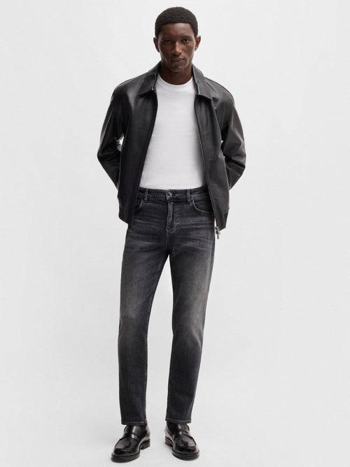 Mens Charcoal Maine Slim Jean