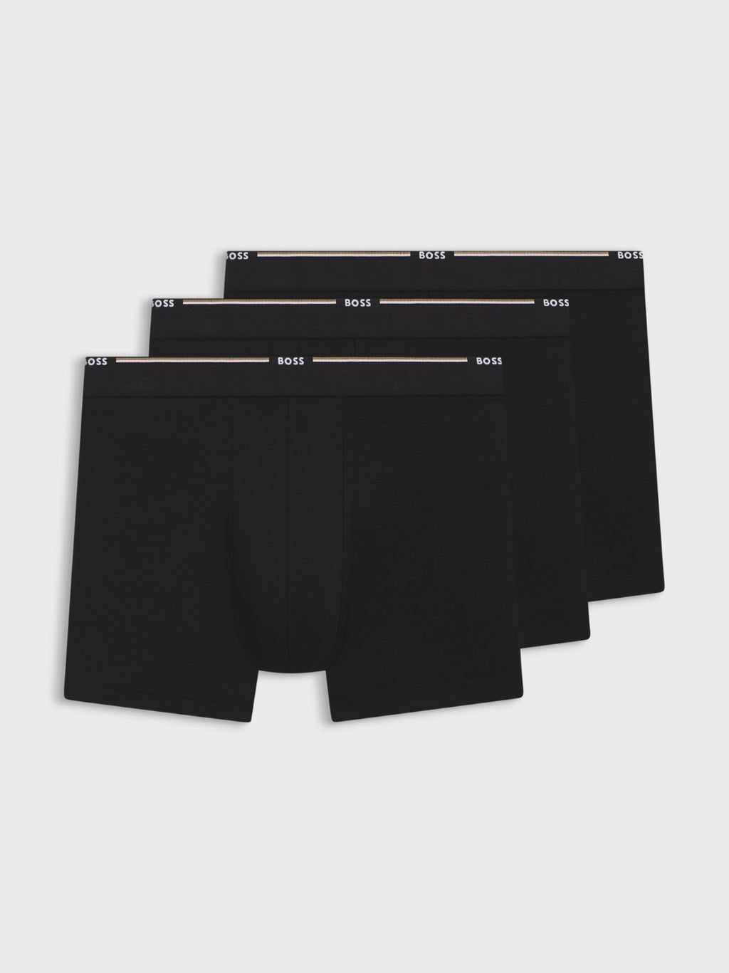 Mens Black 3-Pack Bamboo Blend Boxer