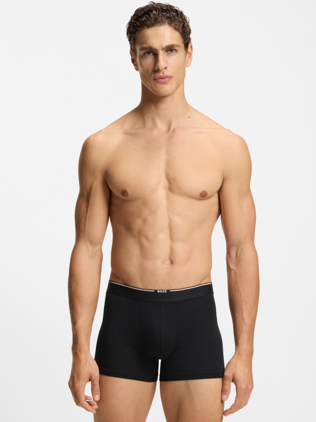 Mens Black 3-Pack Bamboo Blend Boxer