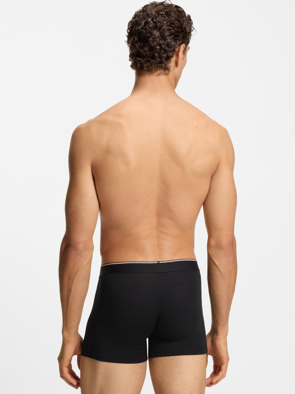 Mens Black 3-Pack Bamboo Blend Boxer