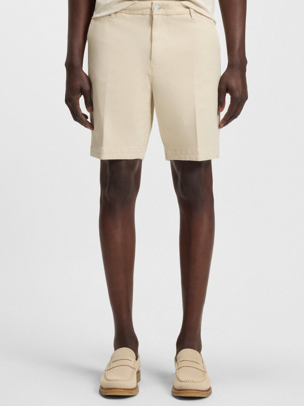 Mens Open White H-Slice Short
