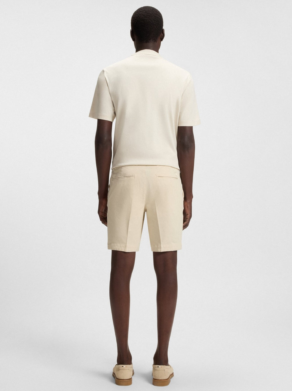 Mens Open White H-Slice Short