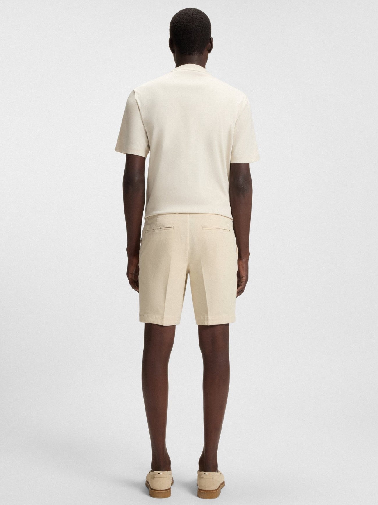 Mens Open White H-Slice Short