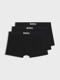 Mens Black 3-Pack Boxer