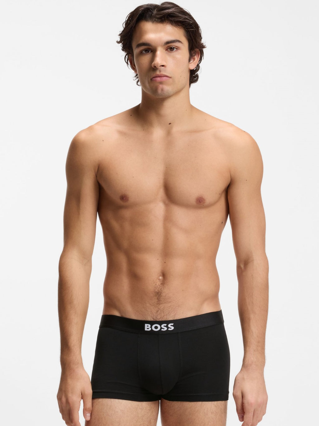 Mens Black 3-Pack Boxer