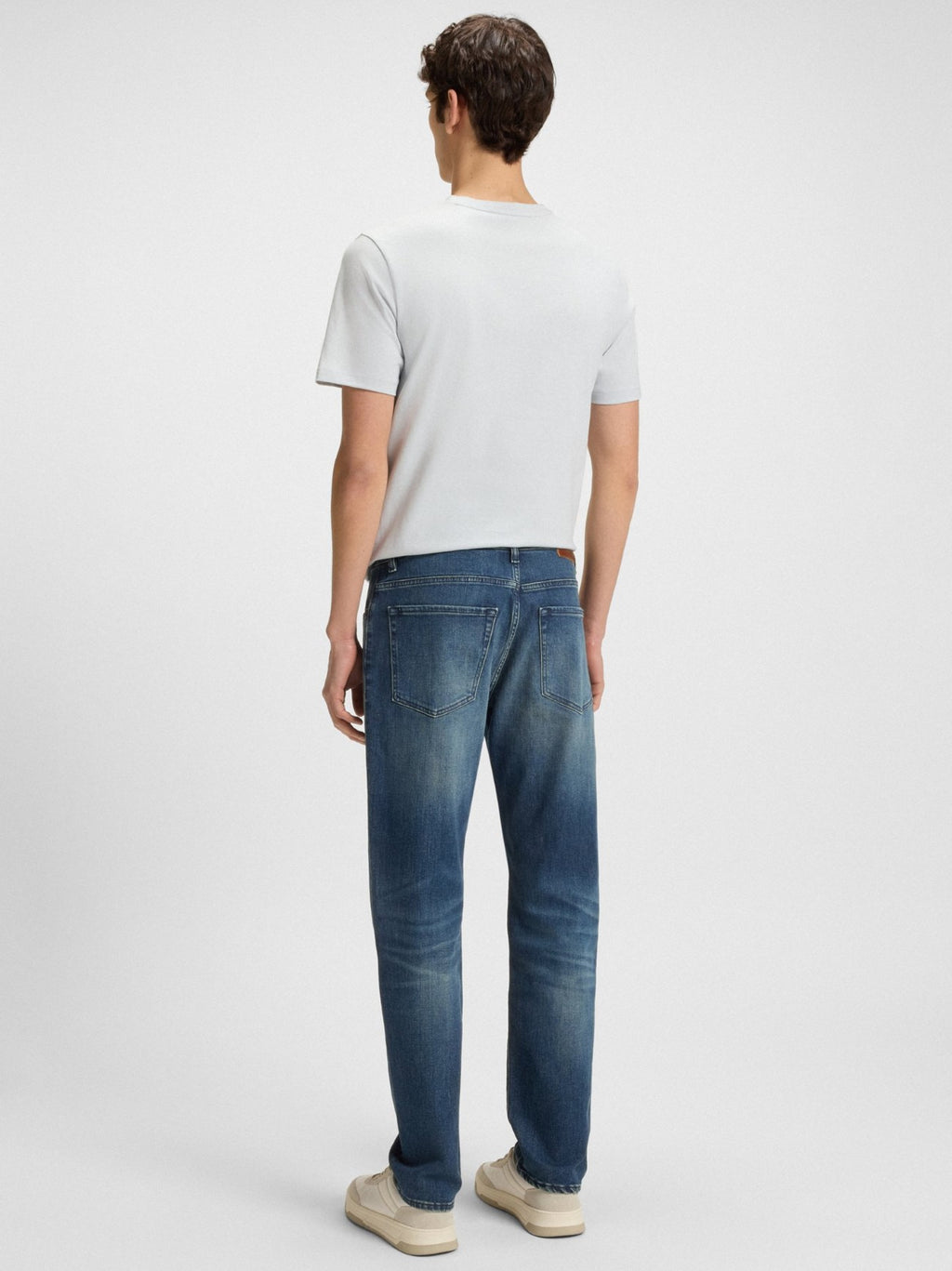 Mens Navy Maine Slim Jean