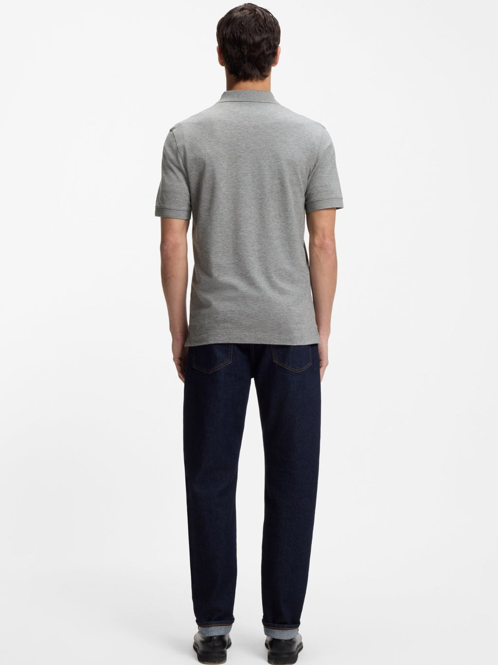 Mens Silver Pallas Polo Shirt