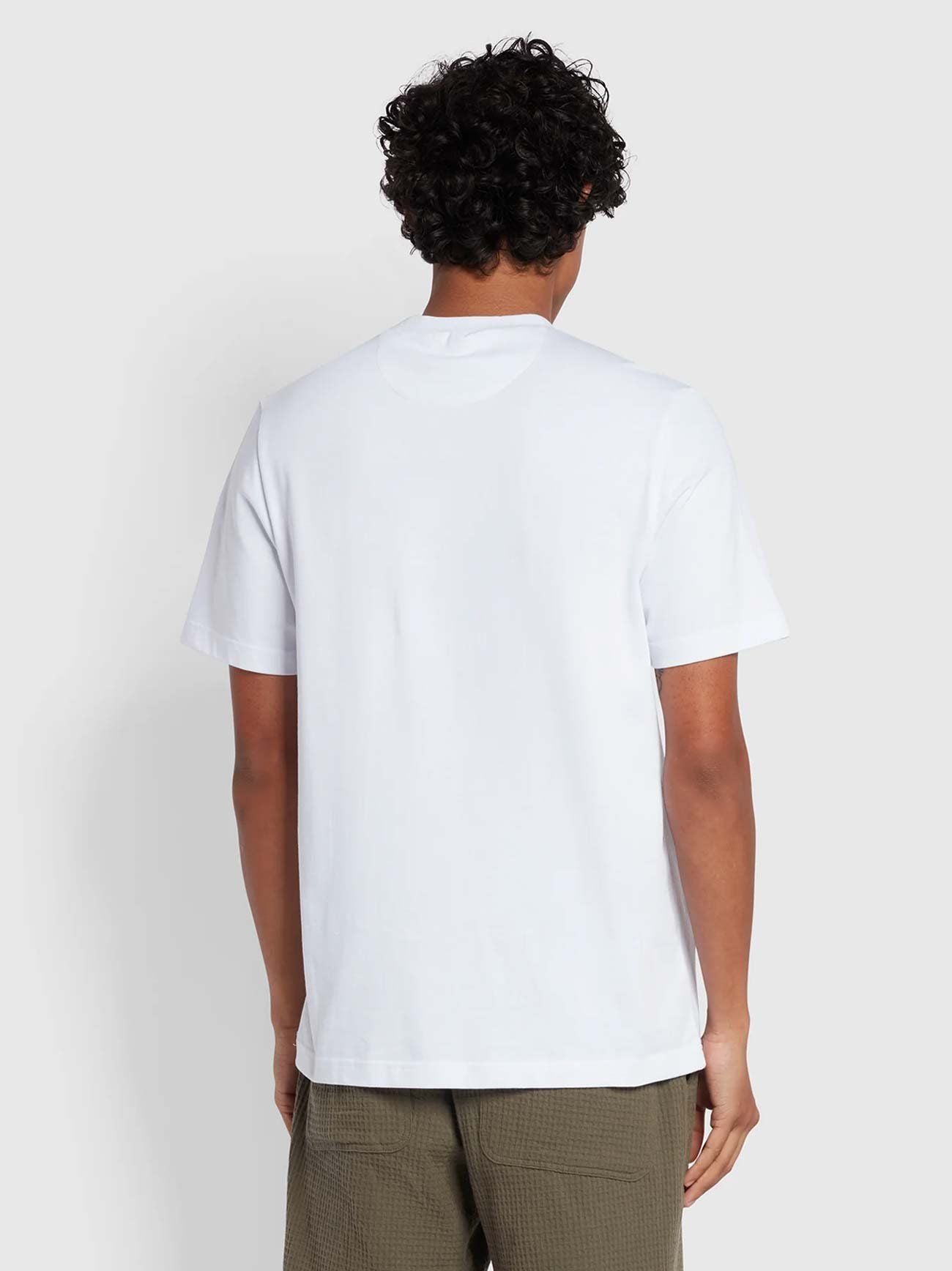 Mens White Stacy Pocket T-Shirt