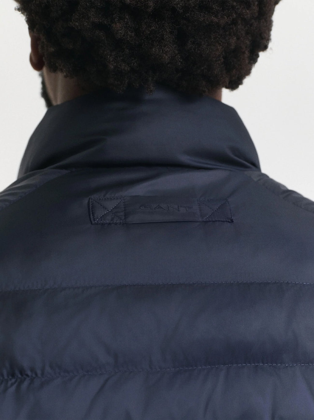 Mens Evening Blue Mixed Media Jacket