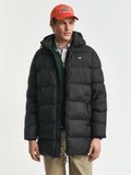 Mens Black Active Cloud Mid Length Jacket