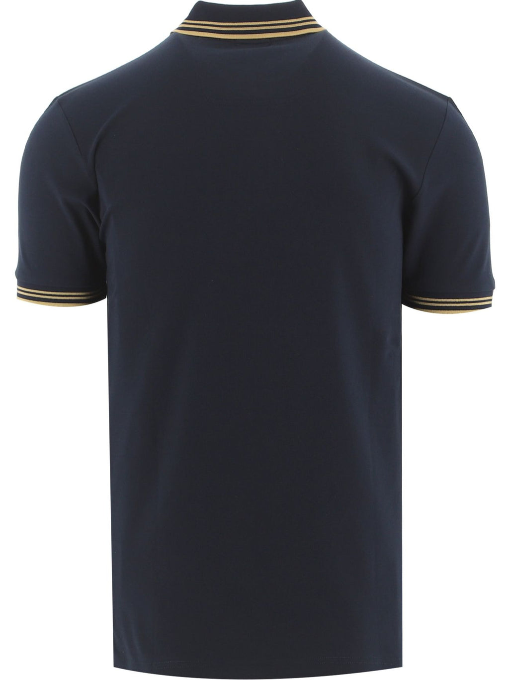 Mens Dark Blue Paul Curved Logo Golf Polo Shirt