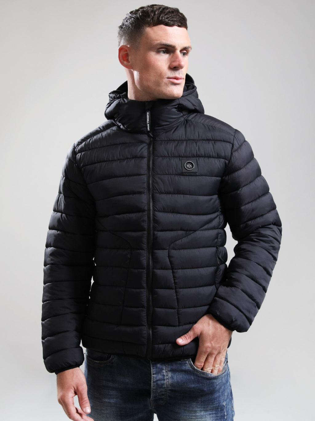 Mens Black Ashdale Bubble Jacket