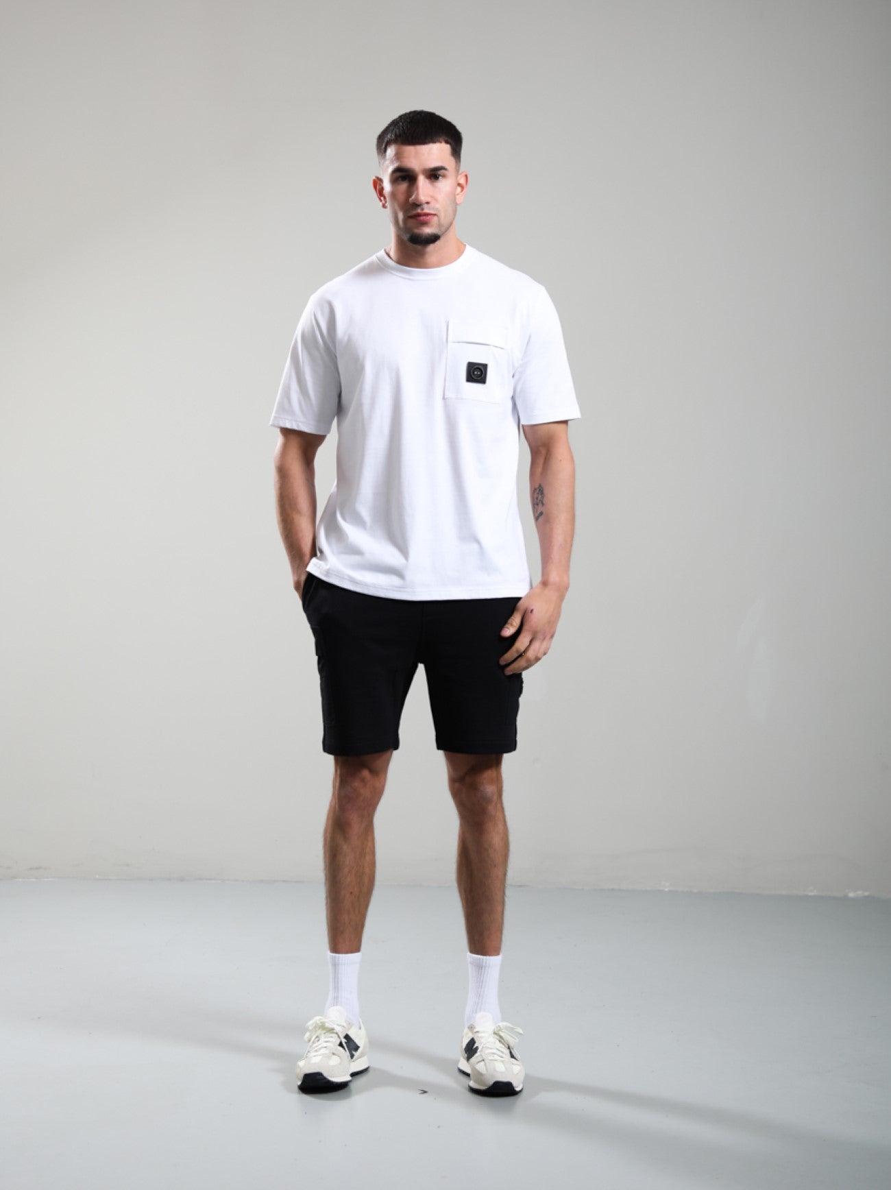 Mens White Kyoto Pocket T-Shirt