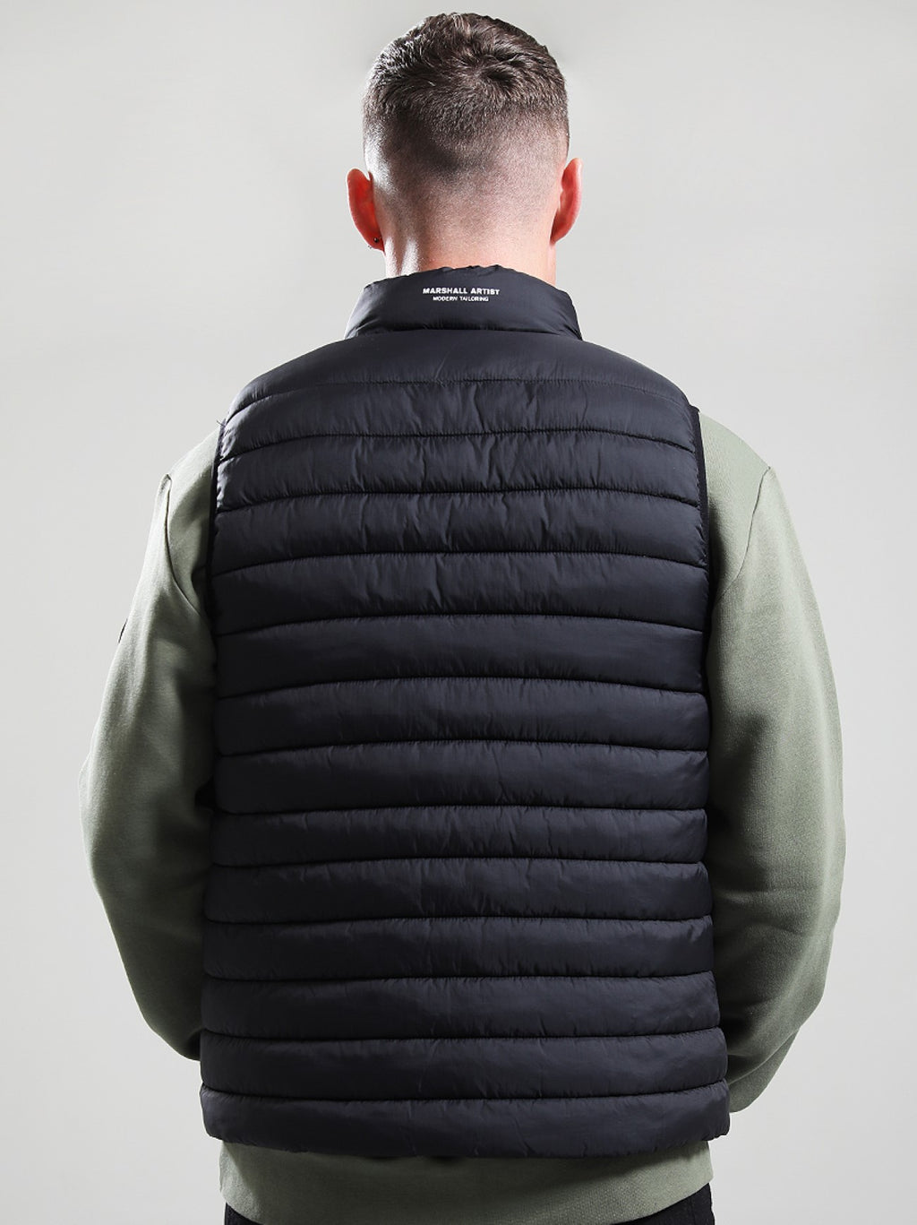 Mens Black Oakdale Bubble Gilet