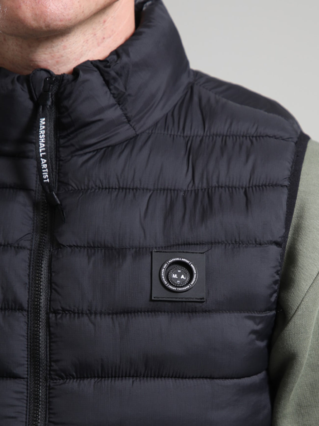 Mens Black Oakdale Bubble Gilet