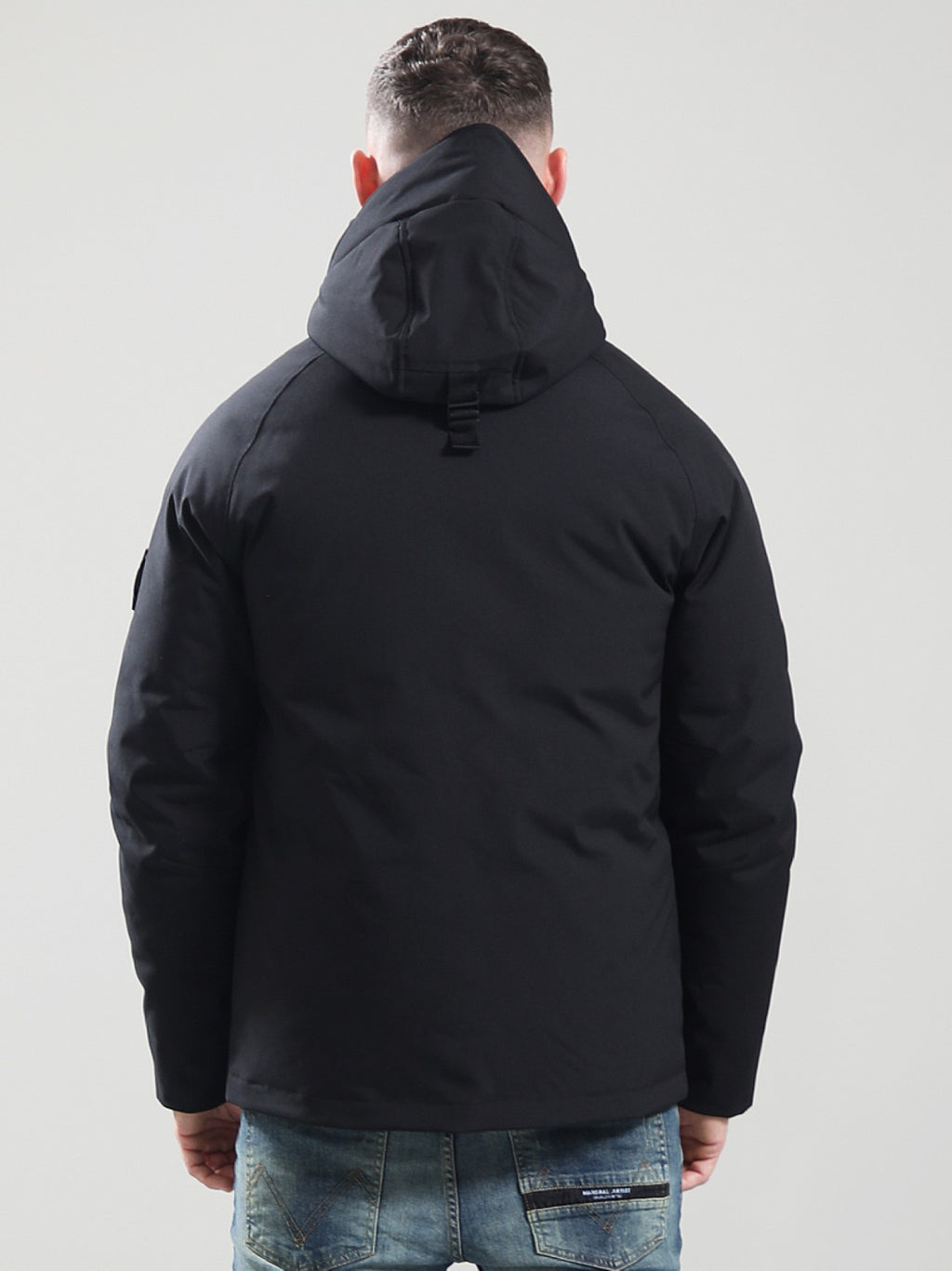 Mens Black Seaforth Parka
